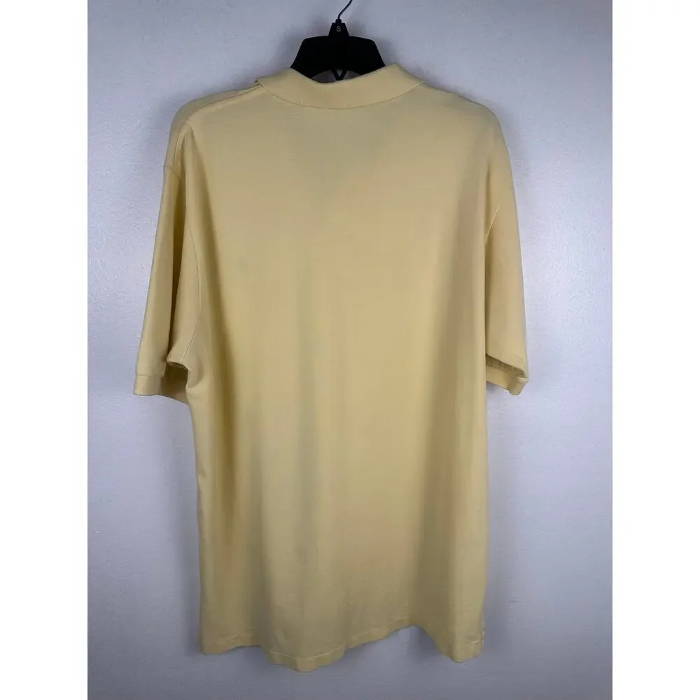 Polo Ralph Lauren polo shirt Men's yellow size XL embroidered blue Pony motif